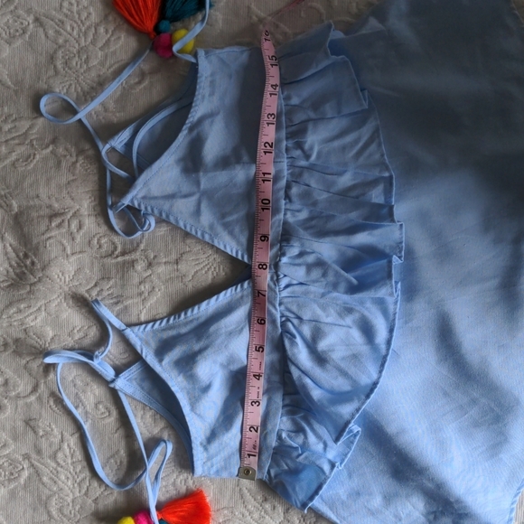 Tassel Peplum Tank * Size Small - Picture 6 of 11